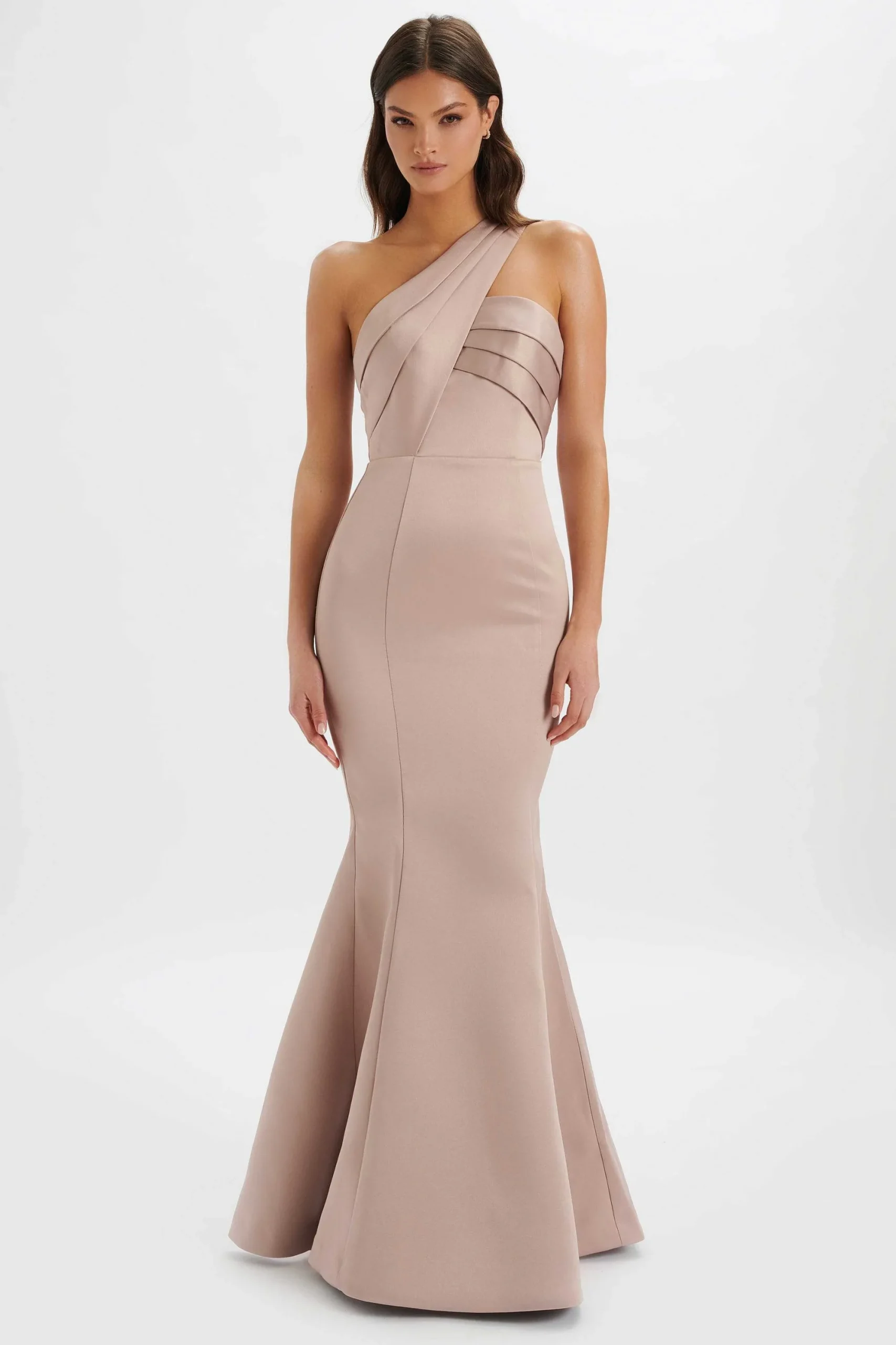 shailene_bonded_satin_asy_3.webp Lavish Alice Shailene Bonded Satin Asymmetric Maxi Dress In Mink Best Sale