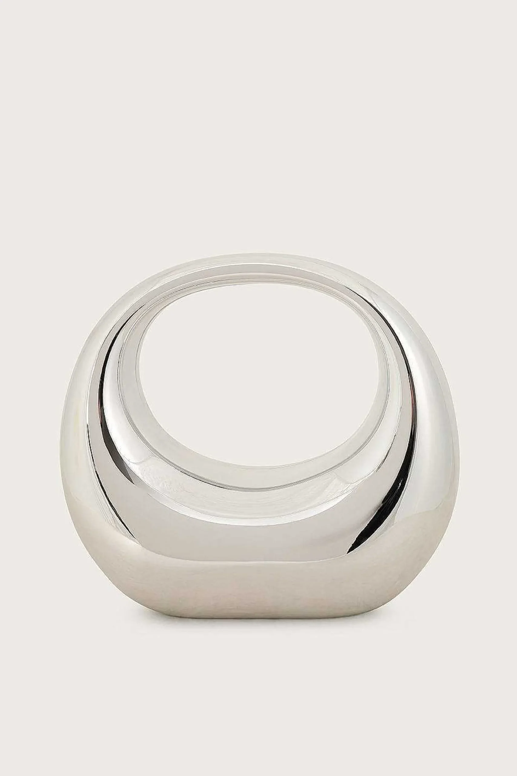 viviana_sculptural_acryli_2.webp Lavish Alice Viviana Sculptural Acrylic Clutch Bag In Silver Cheap